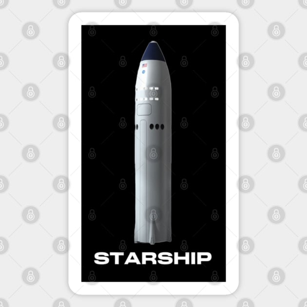 Starship Sticker by Stellar Facts